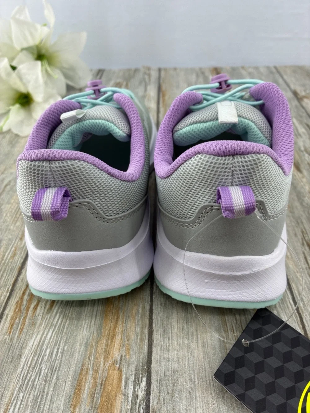 Little Girls Active Mesh Bungee Sneakers Shoes Size 3
